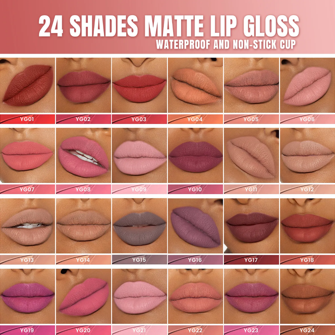 Set of 10 Unique Lip Gloss Aesthetic - Grace beauty H&C