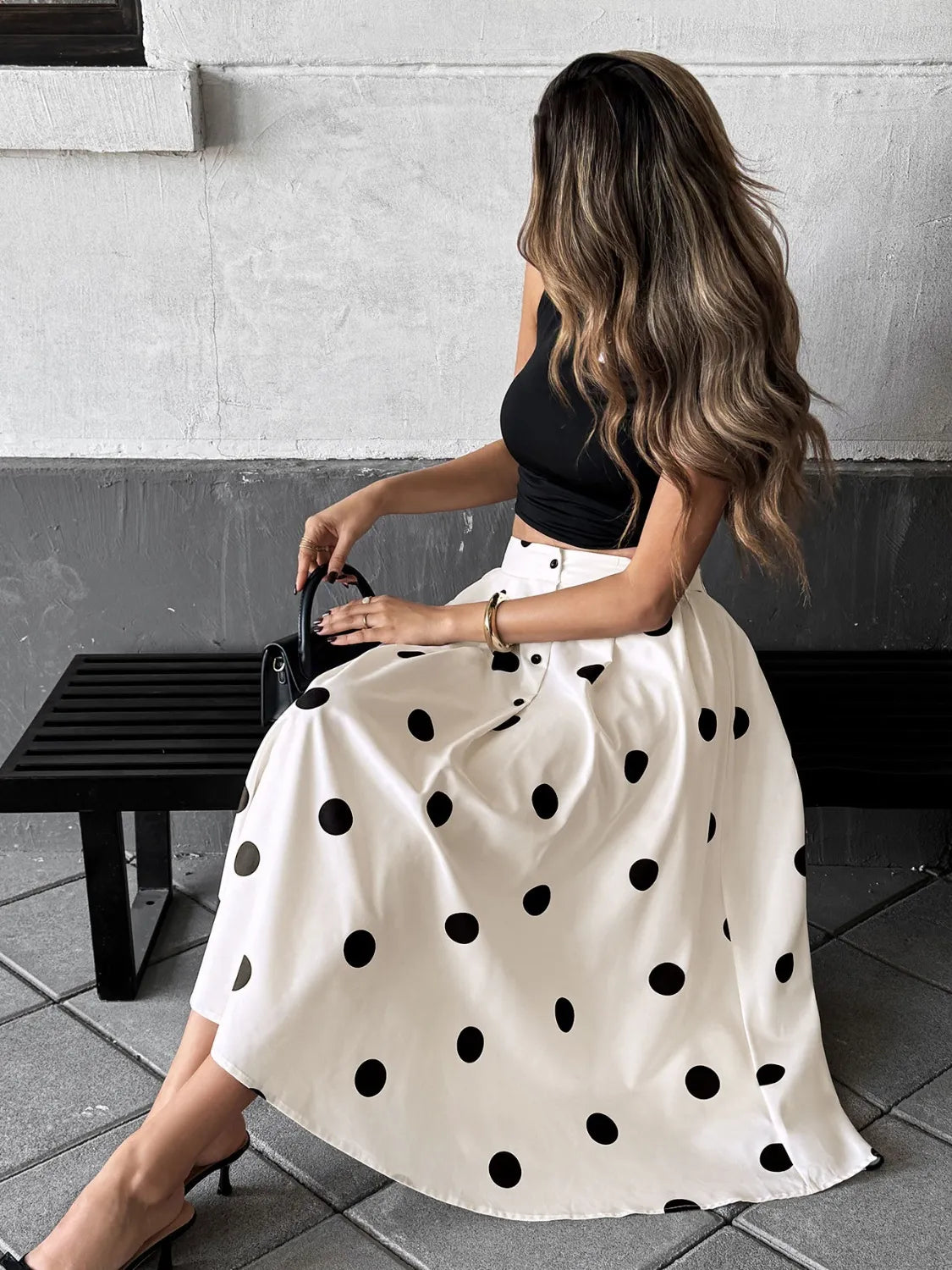 Polka Dot Skirt - Grace Beauty H&C