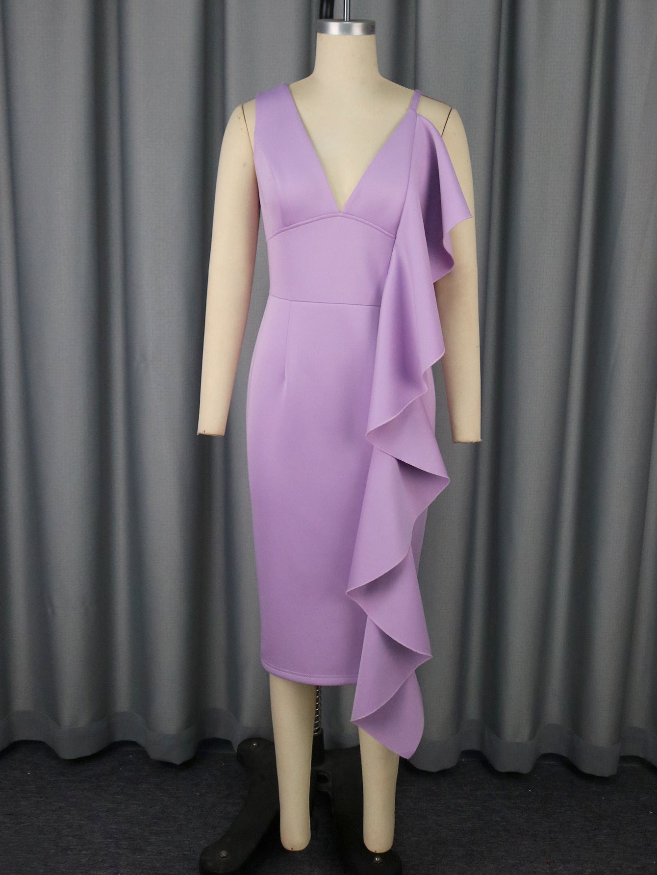 Women's Clothing Sexy V-neck Strap Dress - Grace Beauty H&C