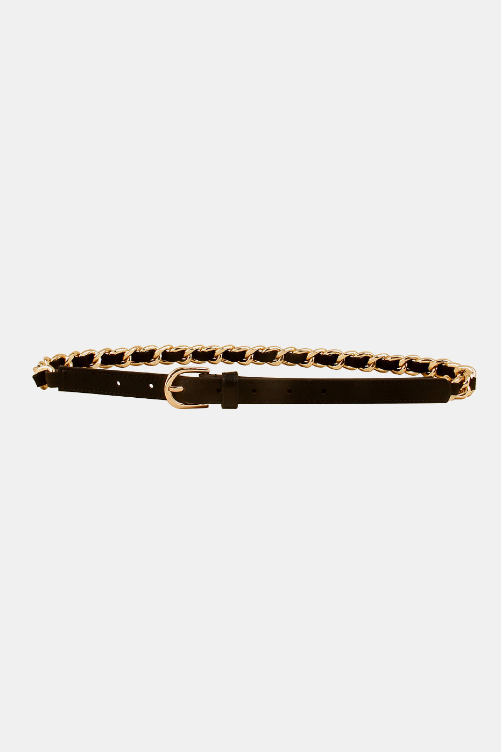 PU Chain Skinny Belt - Grace Beauty H&C