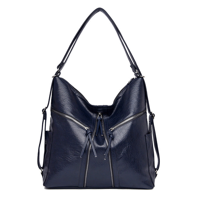 Soft Leather Versatile Leisure Shoulder Bag Multifunctional Backpack - Grace Beauty H&C
