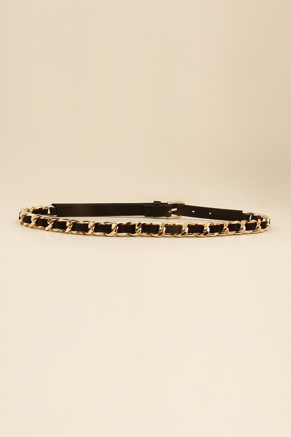 PU Chain Skinny Belt - Grace Beauty H&C