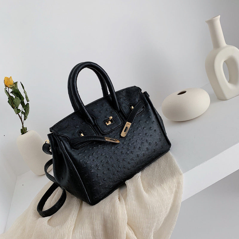 Ostrich pattern handbag - Grace Beauty H&C