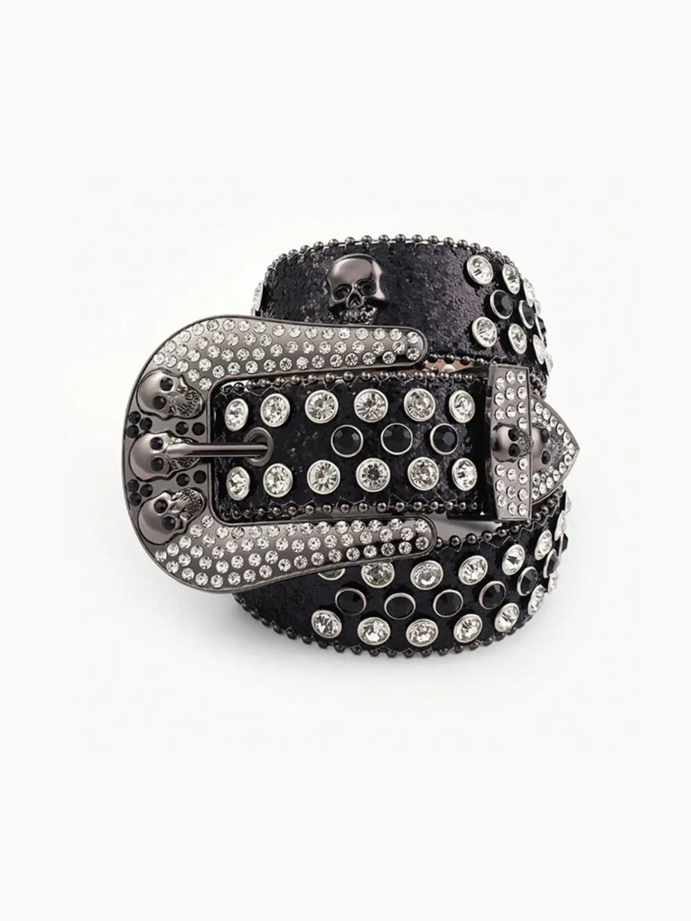 PU Leather Skull Belt - Grace Beauty H&C