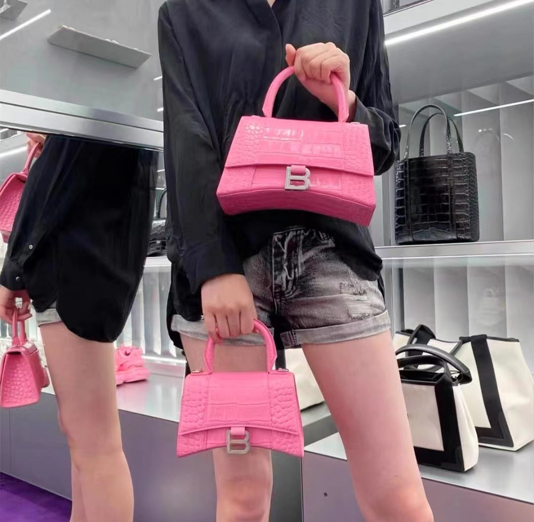Elegant PU Leather Balenciaga Hourglass Bag - Grace Beauty H&C