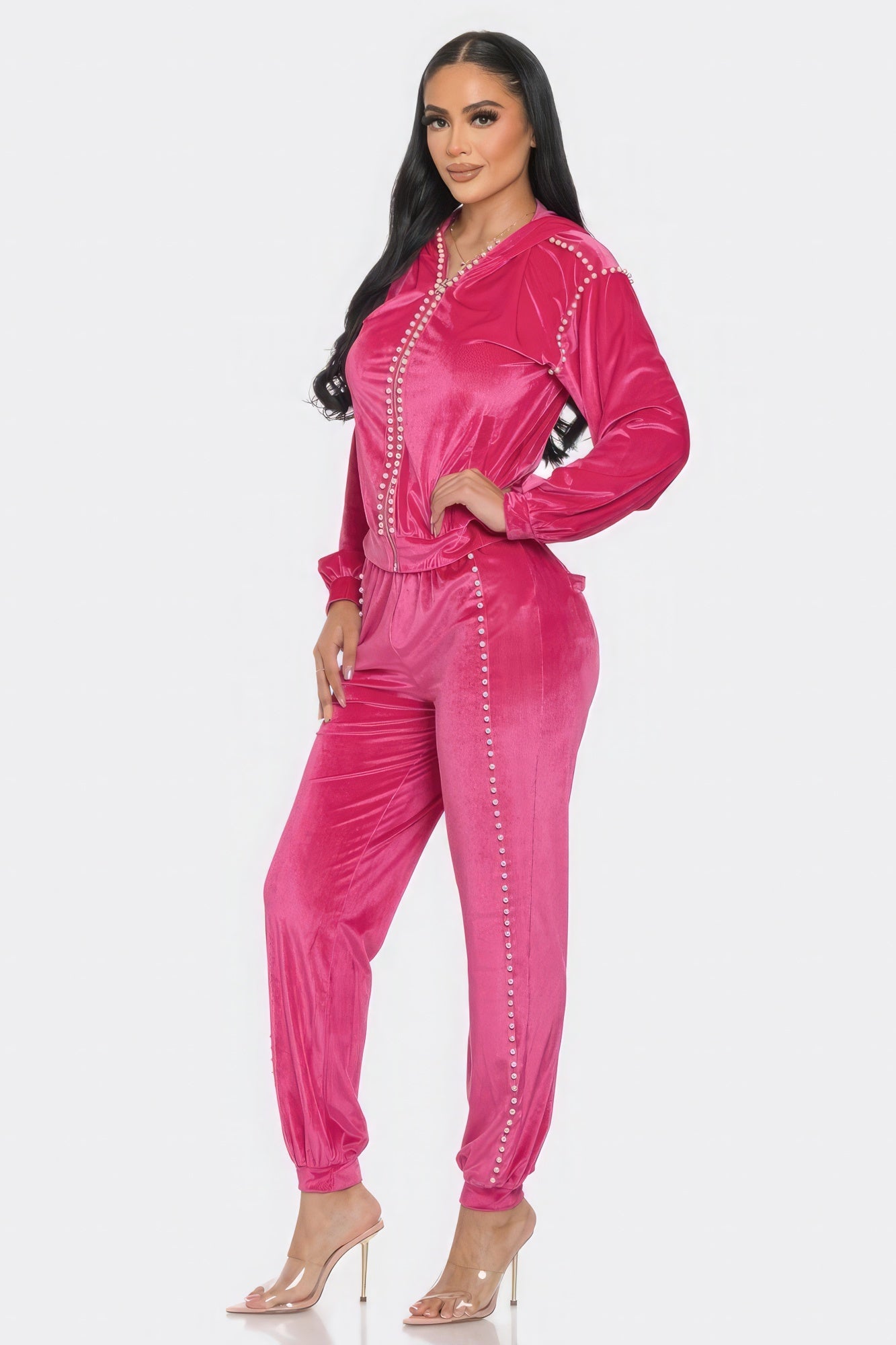 Jogger With Pearls Set - Grace Beauty H&C