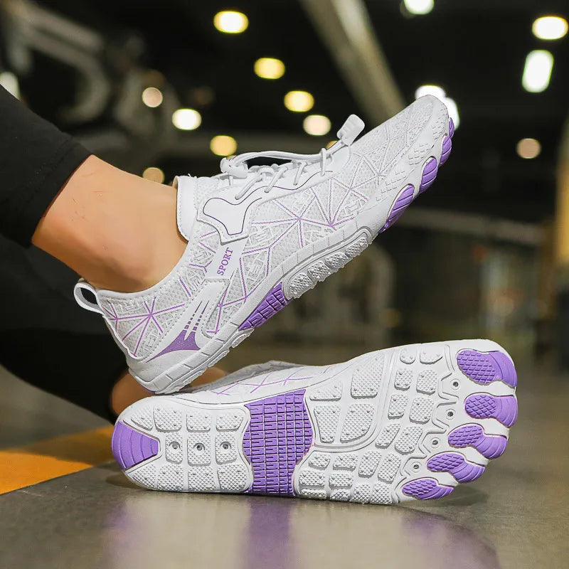 Elastic Lock Laces Mesh Contrast Breathable Athletic - Grace Beauty H&C