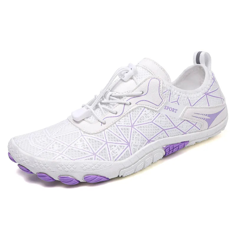 Elastic Lock Laces Mesh Contrast Breathable Athletic - Grace Beauty H&C
