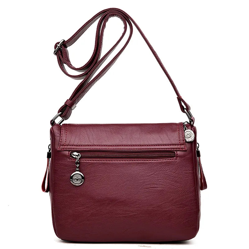 Luxury Designer Handbag High Quality Soft Leather Purses And Handbags Casual Shoulder Messenger Bags for Women 2022 New Sac - Grace Beauty H&C