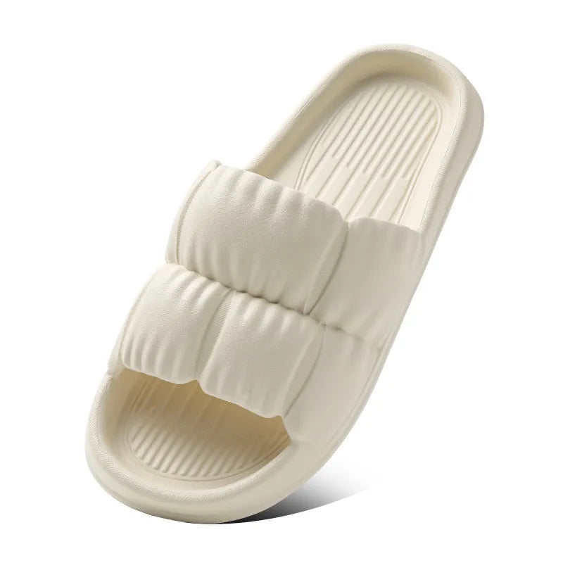 Open Toe Flat Slippers – Casual Slide-On Sandals - Grace Beauty H&C