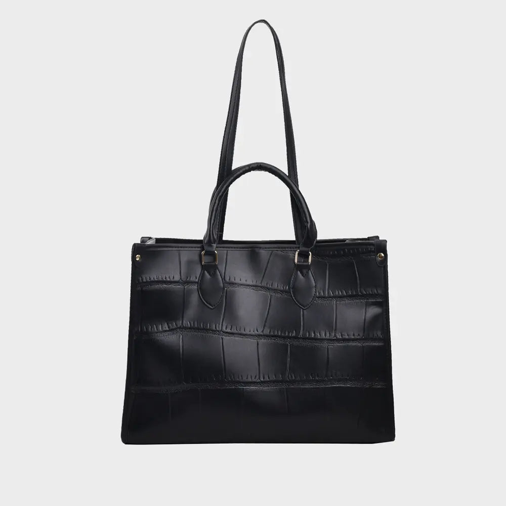 PU Leather Tote Bag for Women – Everyday Shoulder Handbag - Grace Beauty H&C