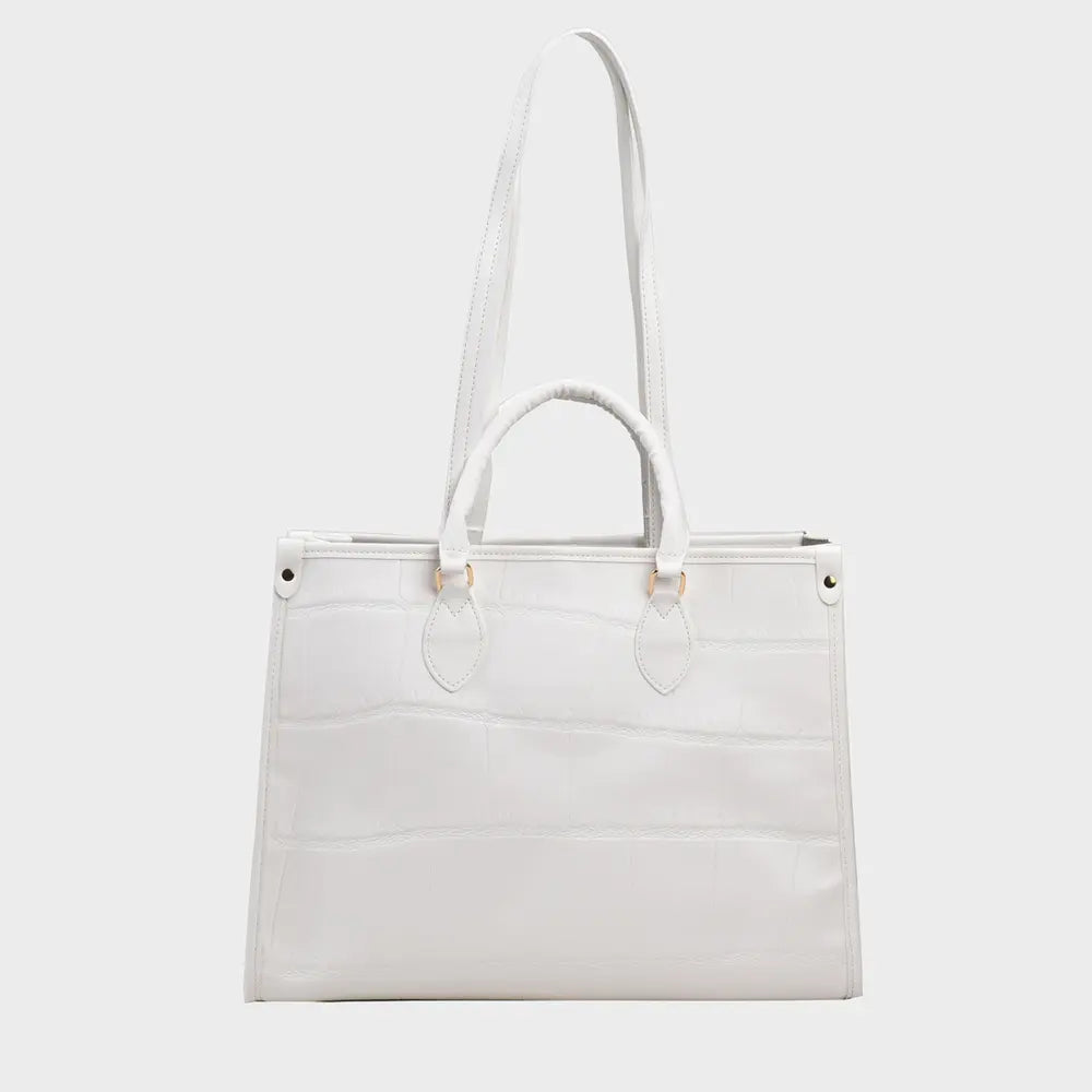PU Leather Tote Bag for Women – Everyday Shoulder Handbag - Grace Beauty H&C