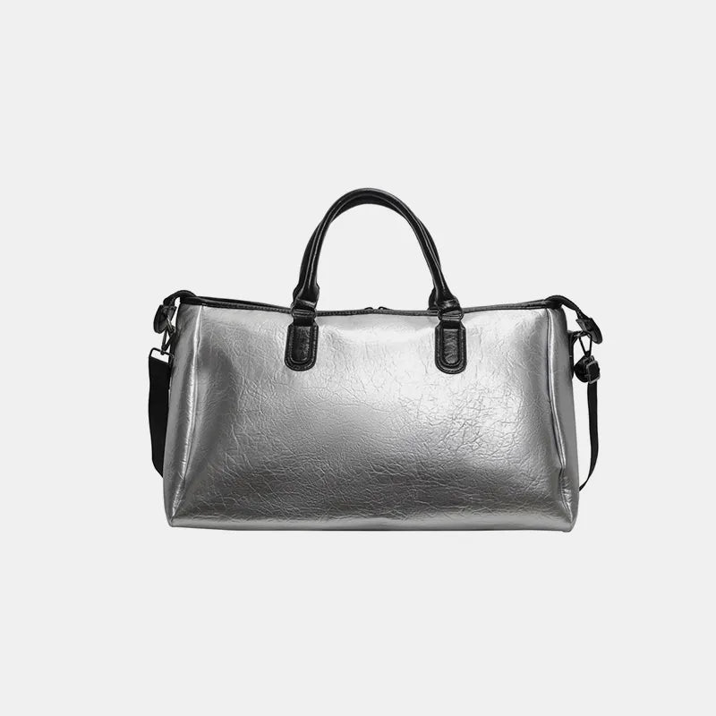 PU Leather Travel Duffel Bag – Oversized Weekender - Grace Beauty H&C