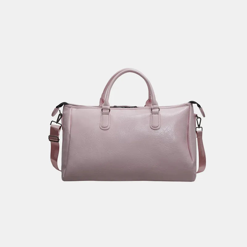 PU Leather Travel Duffel Bag – Oversized Weekender - Grace Beauty H&C