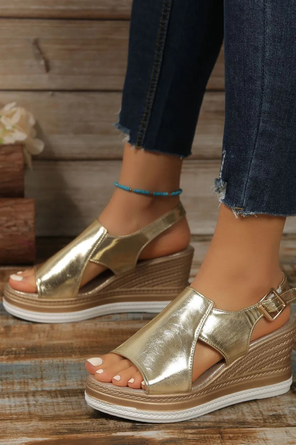 Peep Toe High Heel Sandals - Grace Beauty H&C