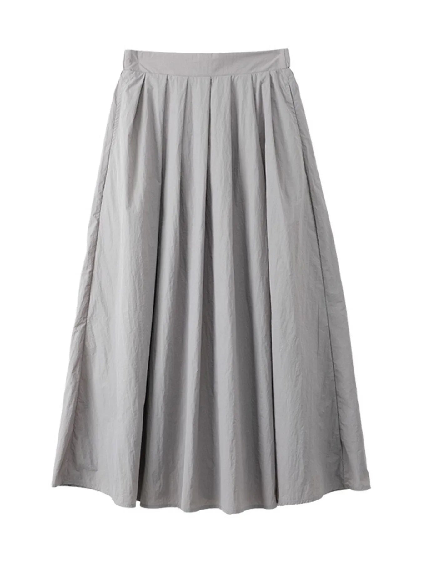 Pleated Linen Maxi Skirt - Grace Beauty H&C