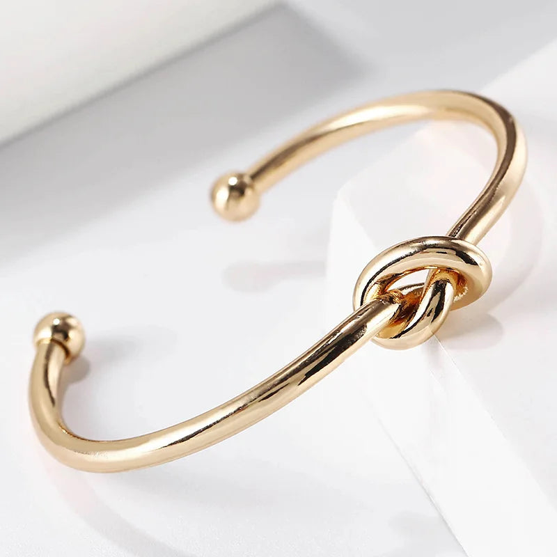 Stainless Steel Bracelets Vintage Men's Fashion Woven Twist Texture Bangles for Women Jewelry Statement Streetwear Goth Gifts - Grace Beauty H&C
