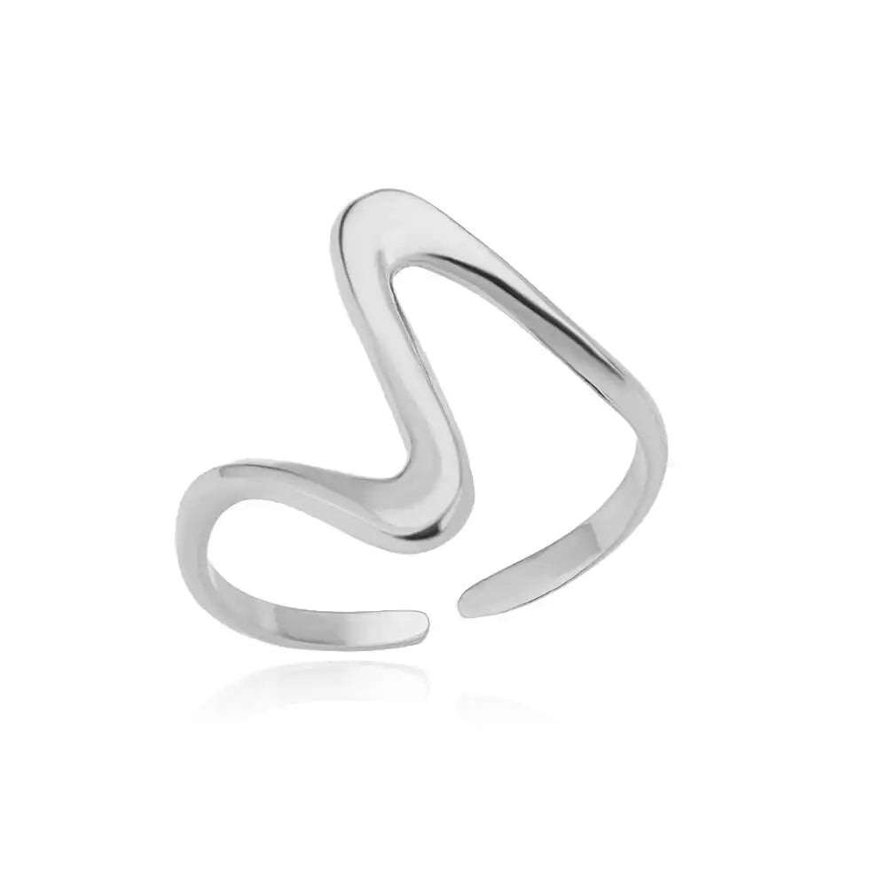 Stainless Steel Rings for Women Waterproof Open Gold Color Ring Wedding Couple Band Jewelry Gifts Free Shipping Items anillos - Grace Beauty H&C