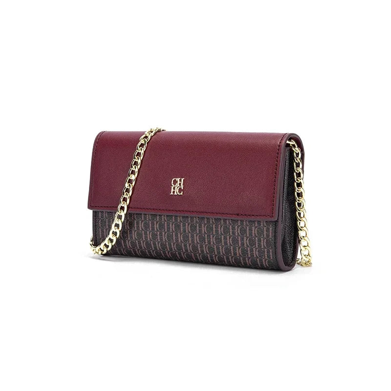 Exquisite Craftsmanship Women's Crossbody Bag Light Luxury Design Chain Bag Letter Elements Color Blocked Women's Chain Bag - Grace Beauty H&C