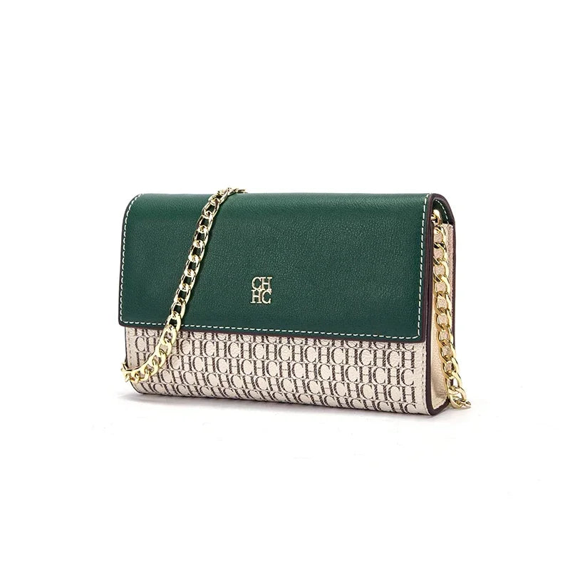Exquisite Craftsmanship Women's Crossbody Bag Light Luxury Design Chain Bag Letter Elements Color Blocked Women's Chain Bag - Grace Beauty H&C