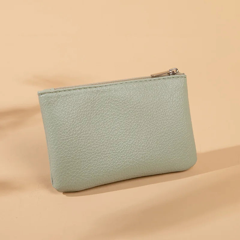 Fashion Women Small Wallet For Ladies Zipper Card Purse Key Storage Bag High Quality PU Short Wallet Female - Grace Beauty H&C
