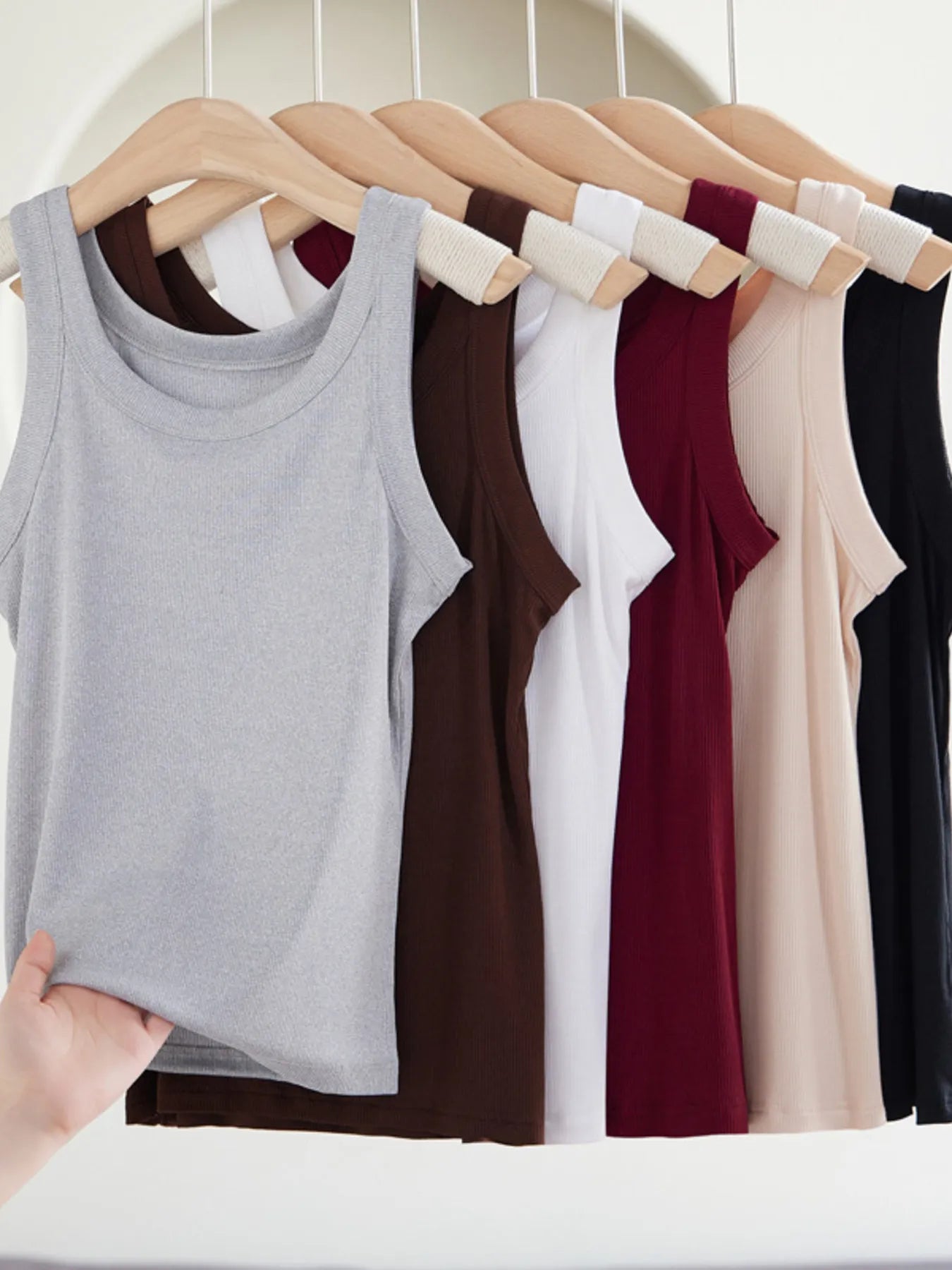 Scoop Neck Tank Top - Grace Beauty H&C