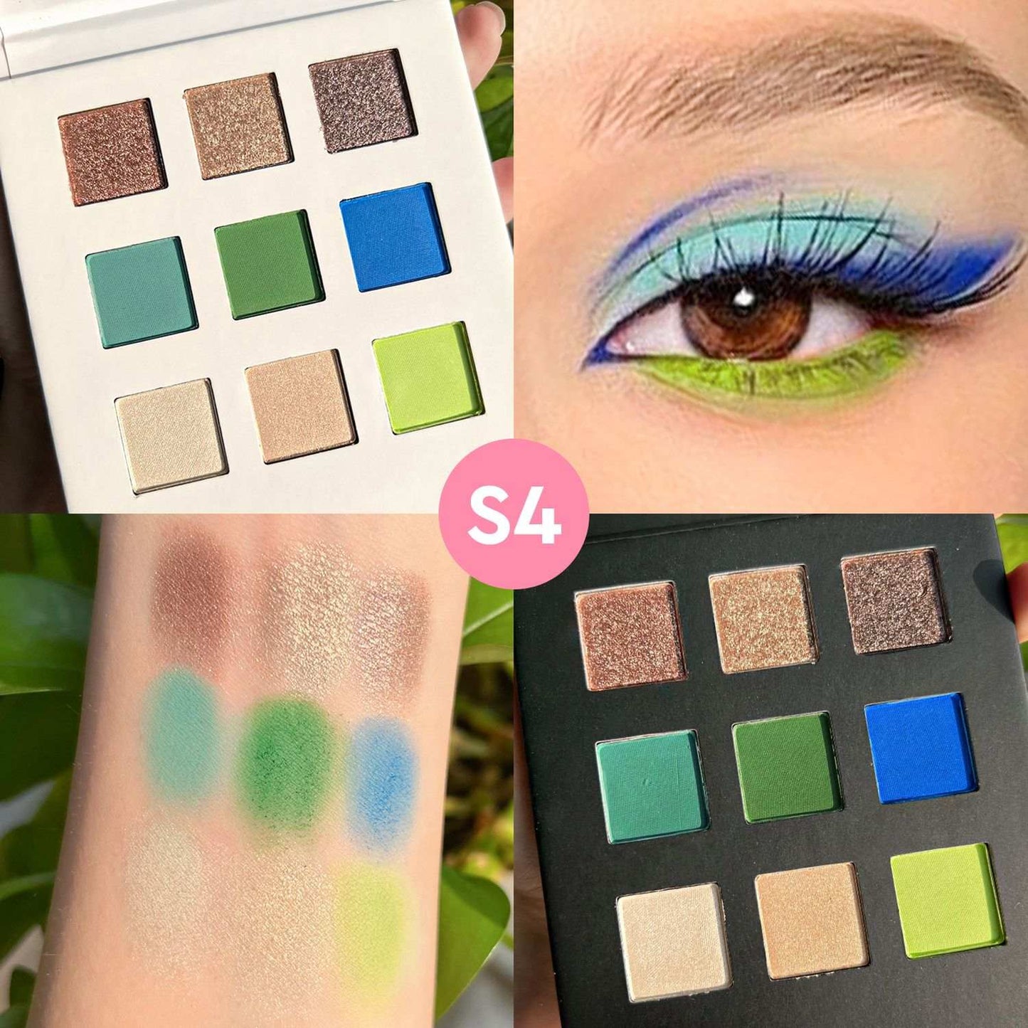 Set of 12 Luxe eyeshadow Glitter Palette - Grace beauty H&C