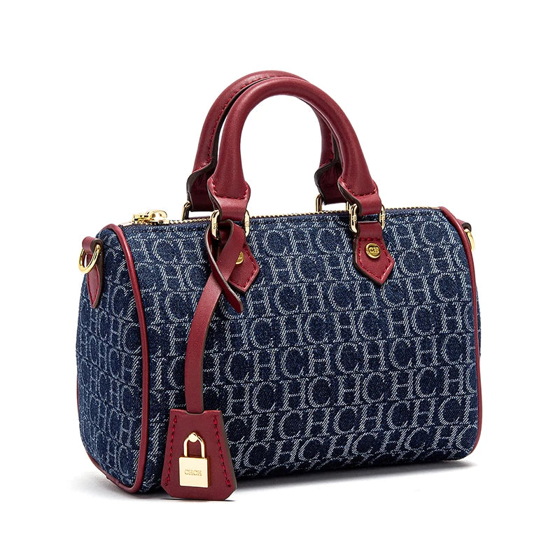 Women's Shoulder Bag 2025 New Cowboy Splicing Pillow Bag, Casual Party Women's Handbag - Grace Beauty H&C