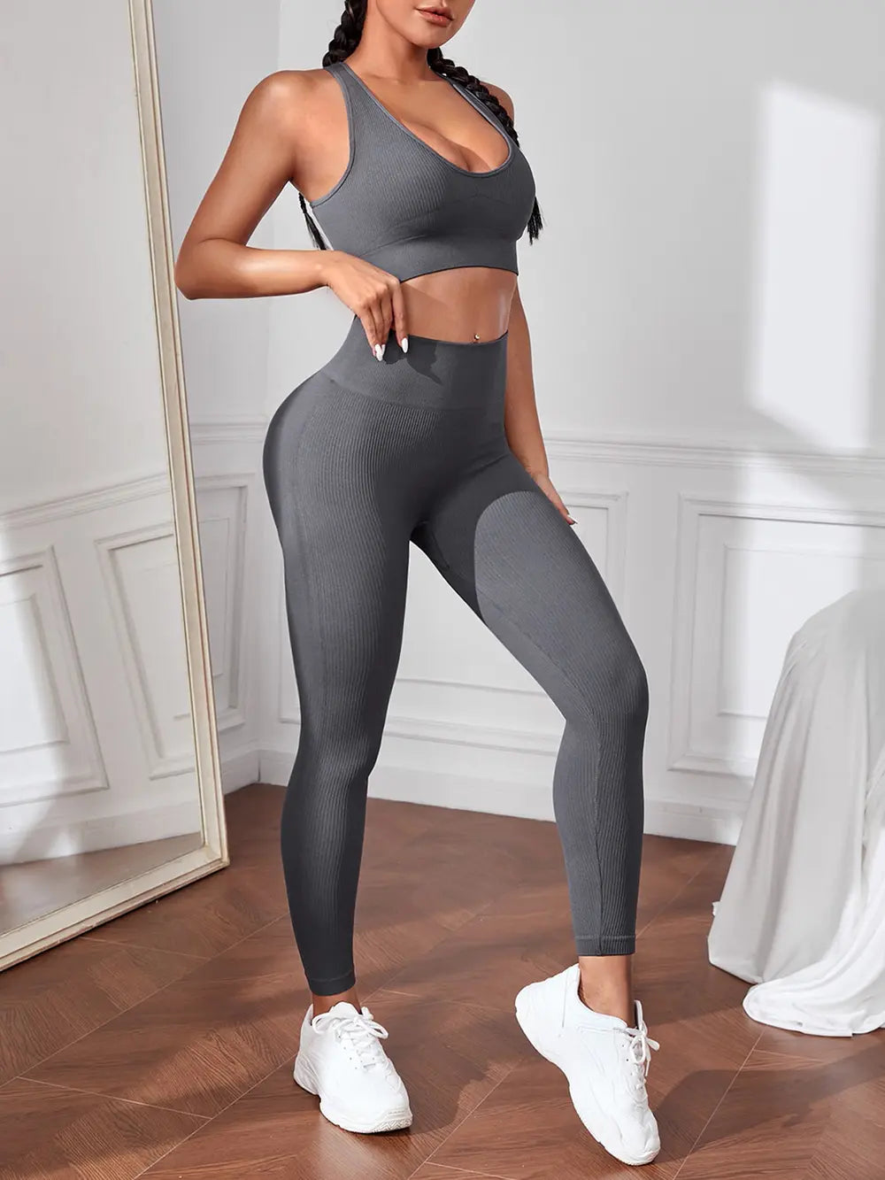 Sport Tank and Leggings Set - Grace Beauty H&C