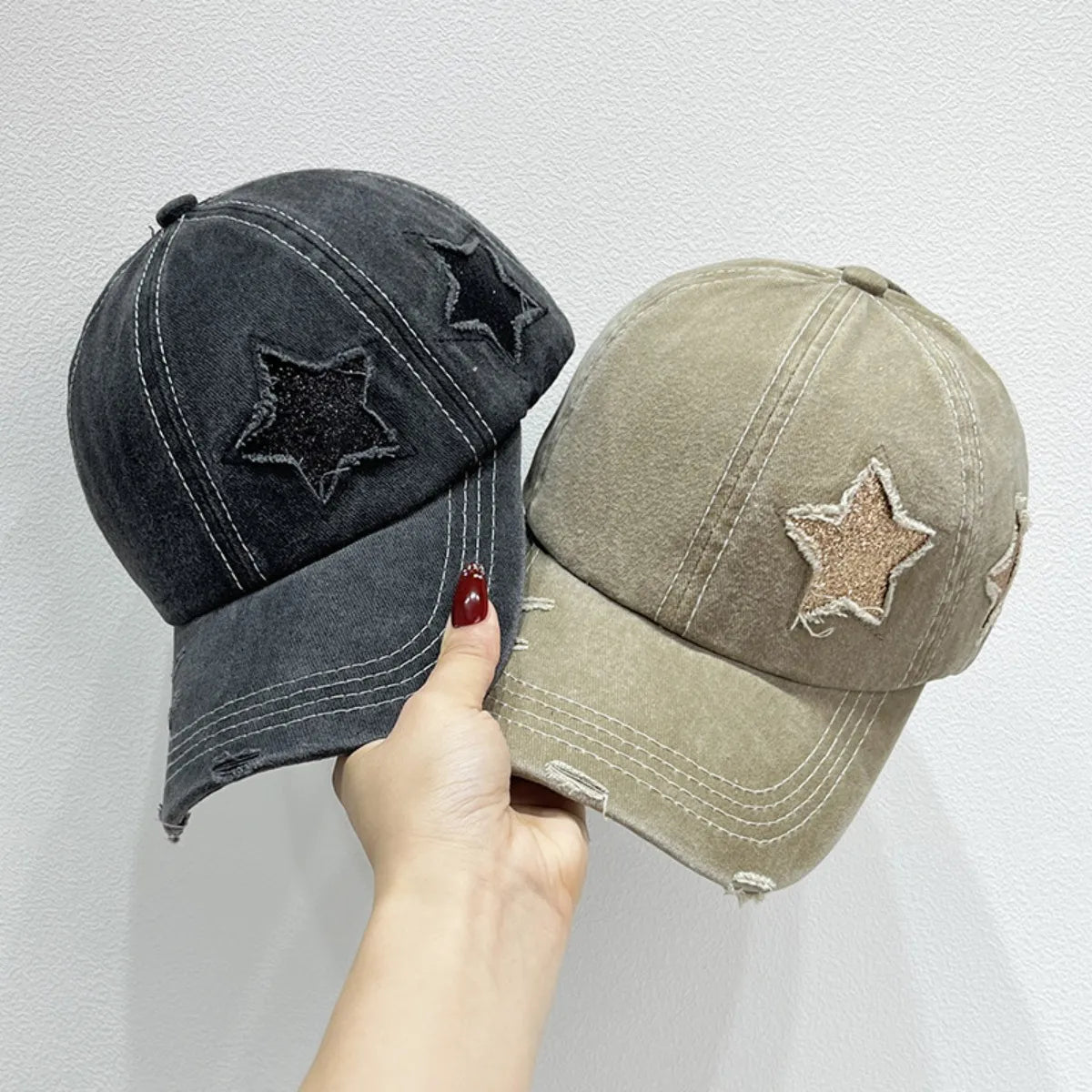 Star Adjustable Baseball Cap - Grace Beauty H&C