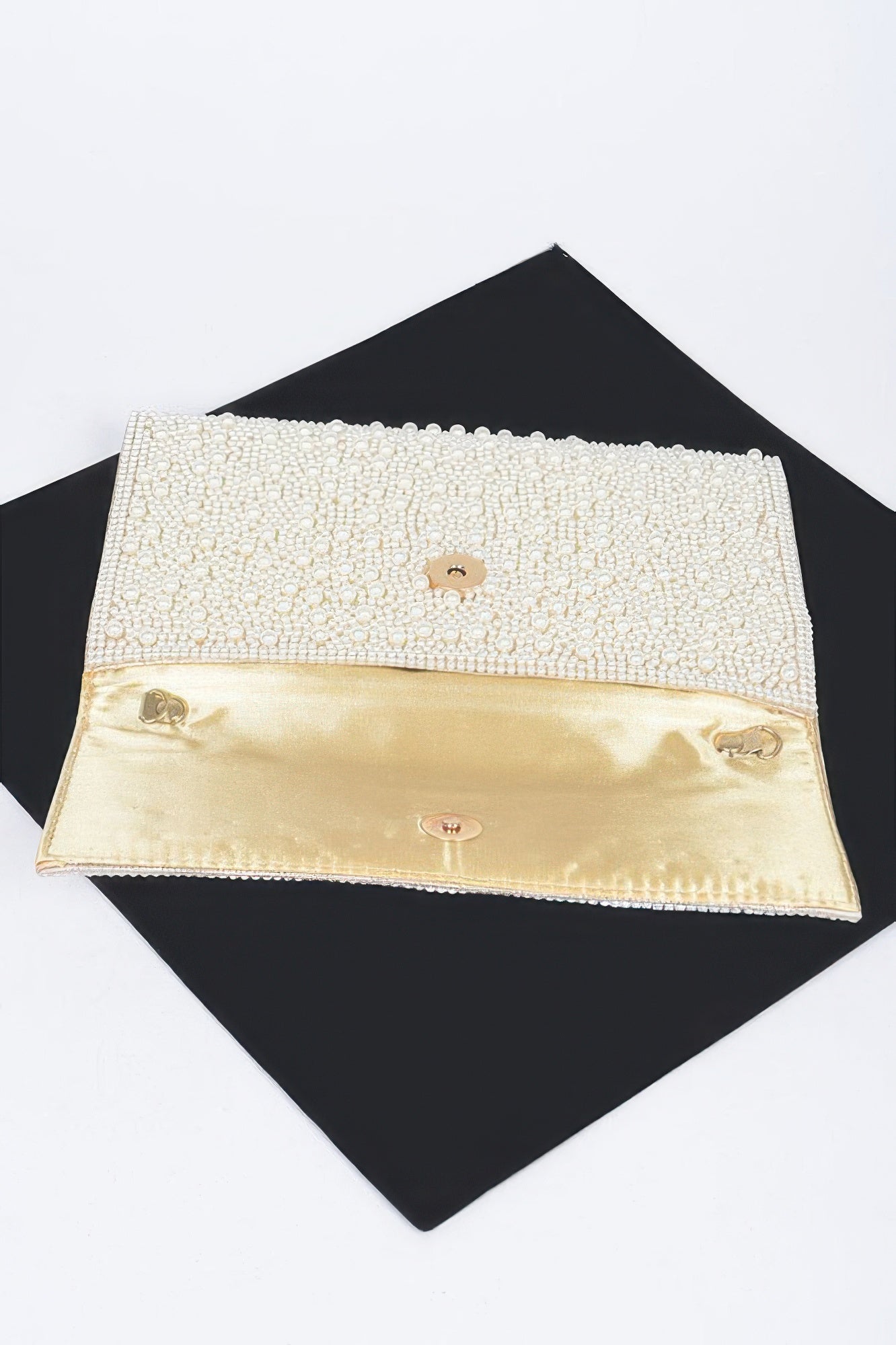 Faux Pearl Party Clutch - Grace Beauty H&C