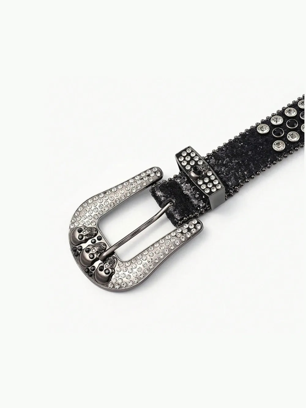 PU Leather Skull Belt - Grace Beauty H&C