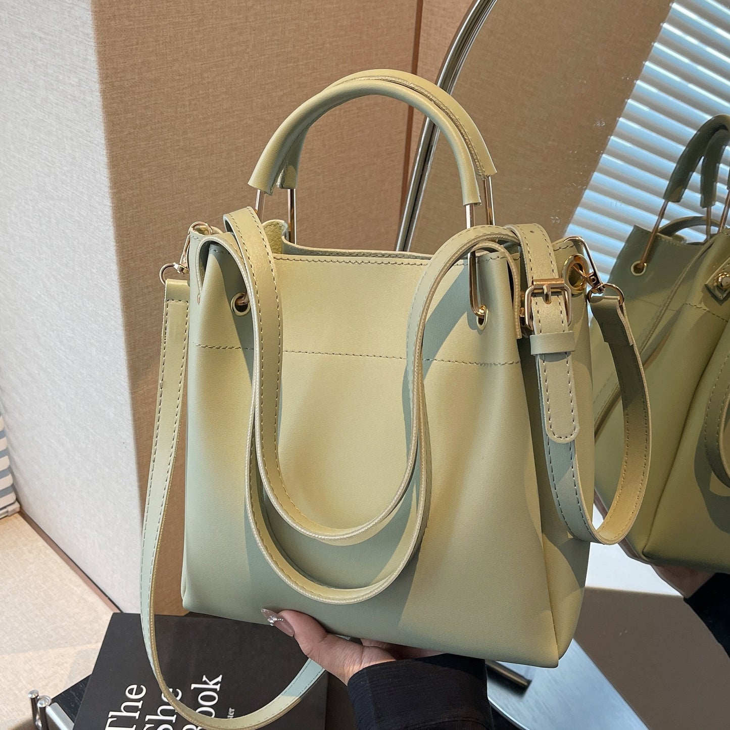 Bucket Bag Simple All-match Portable Shoulder Crossbody Bags - Grace Beauty H&C