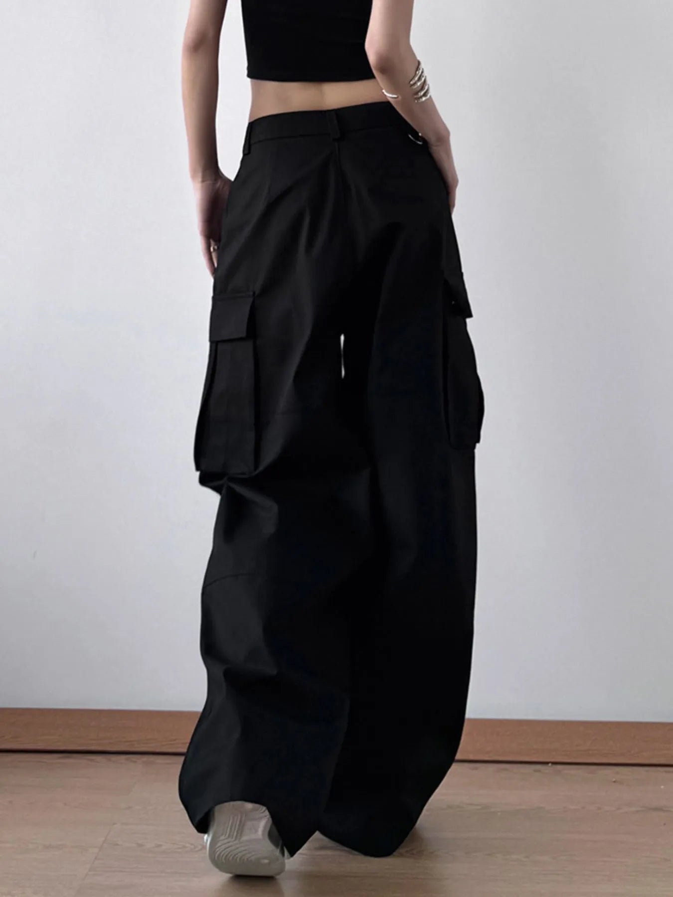 Oversized Cargo Wide Leg Pants - Grace Beauty H&C