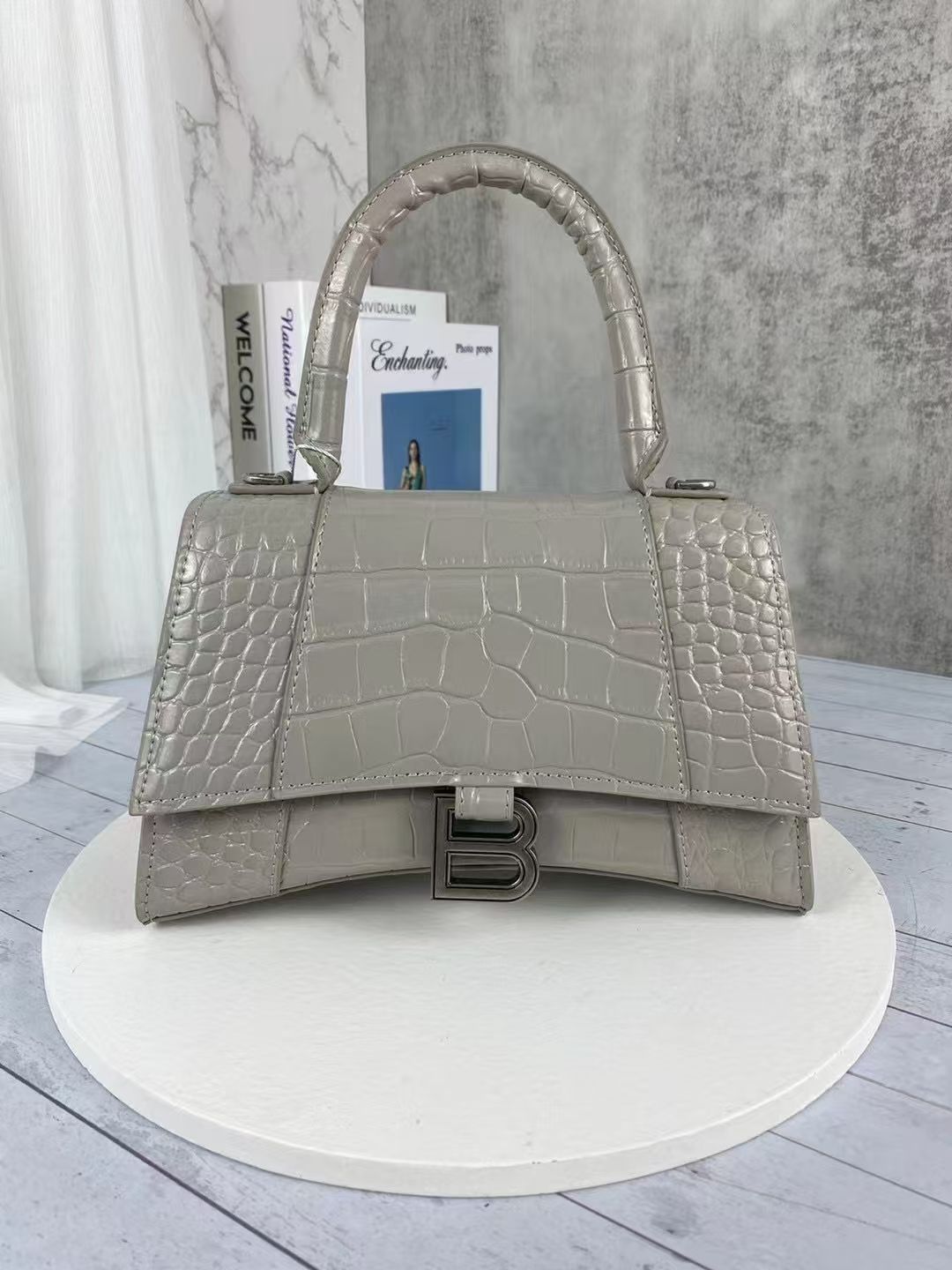 Elegant PU Leather Balenciaga Hourglass Bag - Grace Beauty H&C
