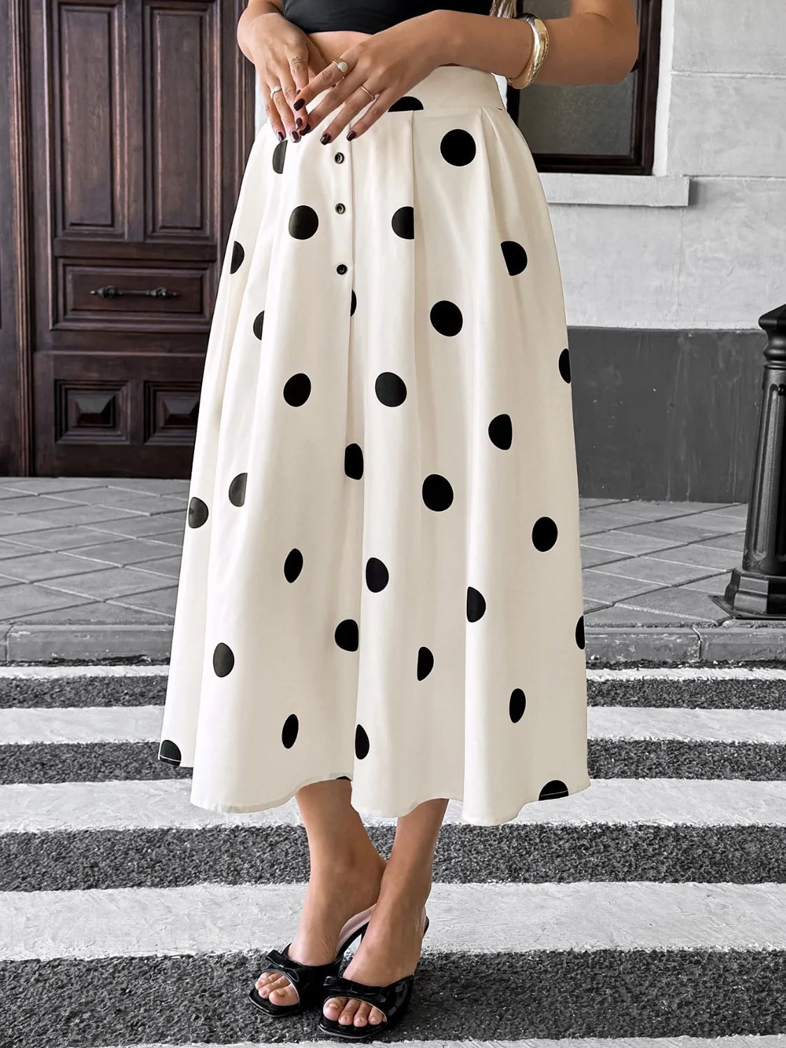Polka Dot Skirt - Grace Beauty H&C
