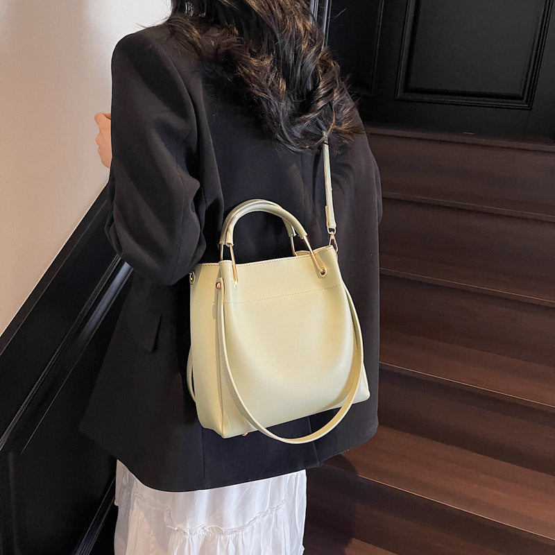 Bucket Bag Simple All-match Portable Shoulder Crossbody Bags - Grace Beauty H&C