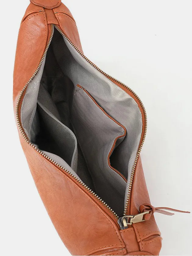 PU Leather Removable Strap Crossbody Bag - Grace Beauty H&C 