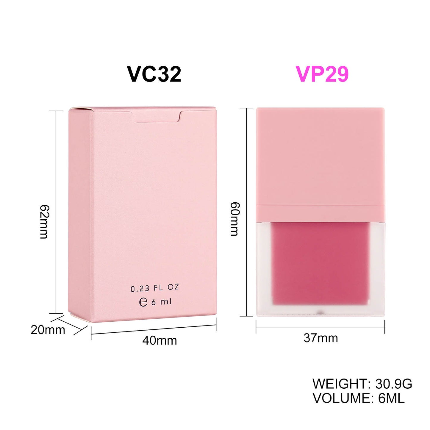 Set of 10 Unique Lip Gloss Aesthetic - Grace beauty H&C 