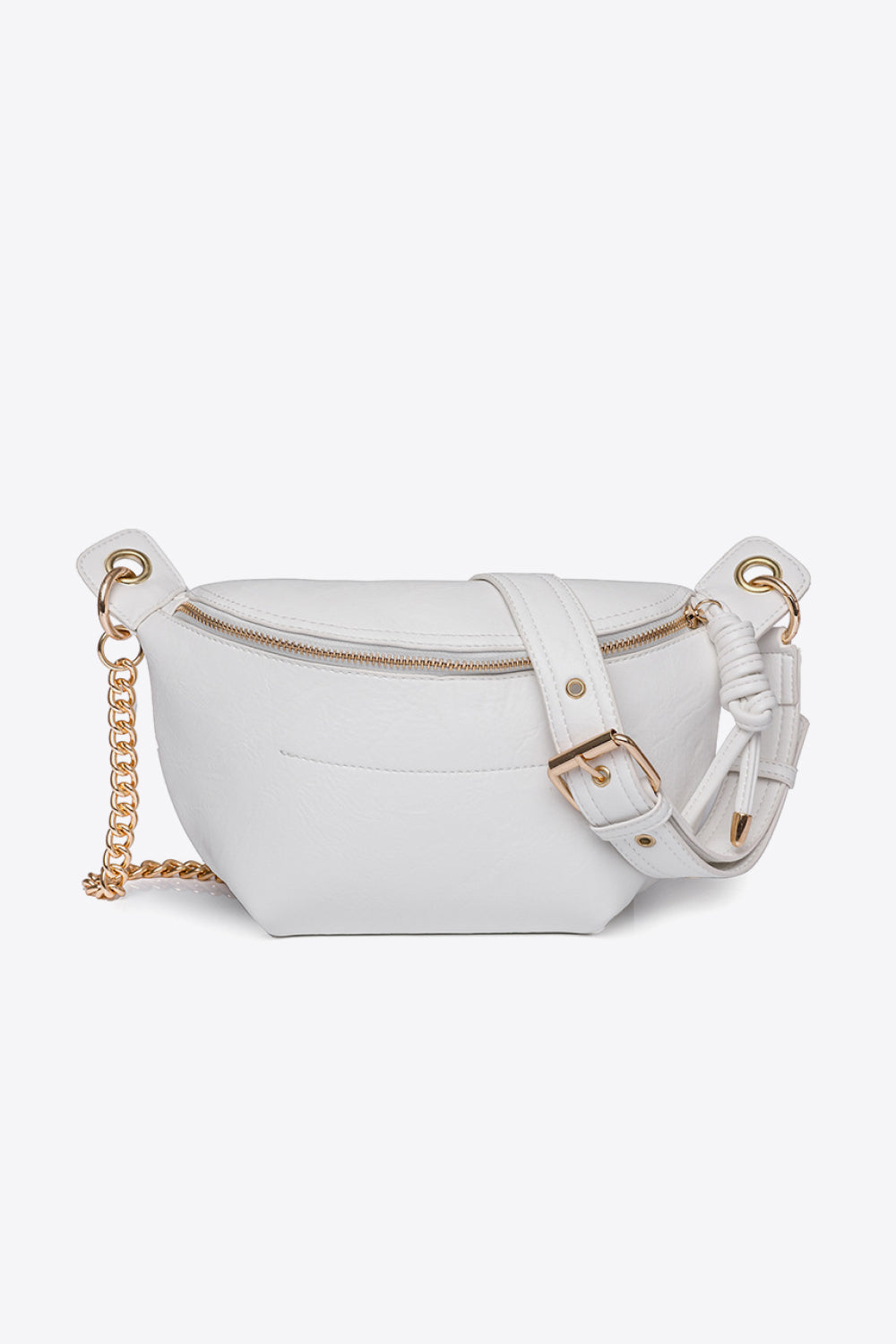PU Leather Chain Strap Crossbody Bag - Grace Beauty H&C 