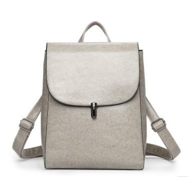 Fashion Woman Backpack Leather Brands Female Backpacks High Quality Schoolbag - Grace Beauty H&C 