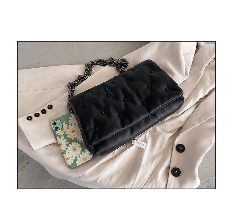 Fashion Simple Single Shoulder Chain Small Square Bag - Grace Beauty H&C 