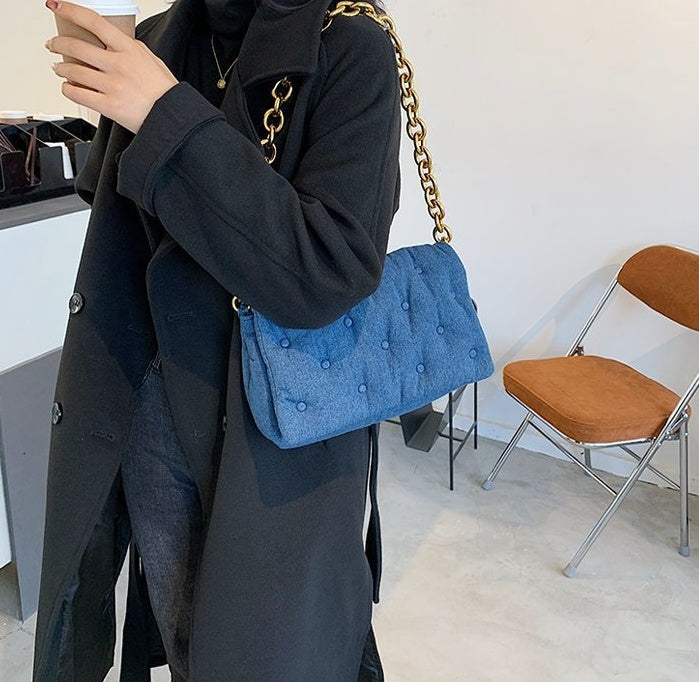 Fashion Simple Single Shoulder Chain Small Square Bag - Grace Beauty H&C 