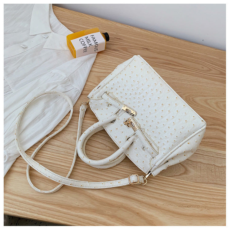 Ostrich pattern handbag - Grace Beauty H&C 