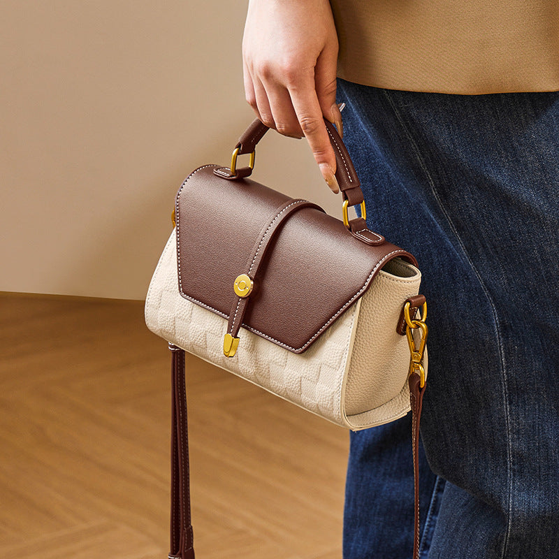 Light Luxury Premium Handbag Genuine Leather Crossbody - Grace Beauty H&C 