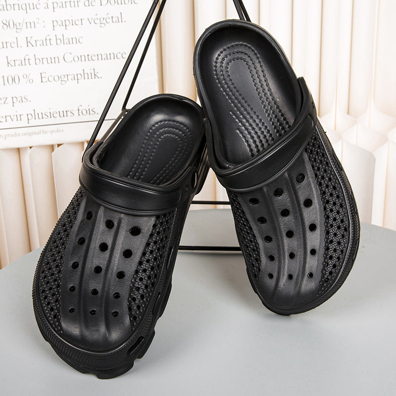 Ladies' cute and anti-slip crocs and ss at home can be worn outside and are versatile - Grace Beauty H&C 