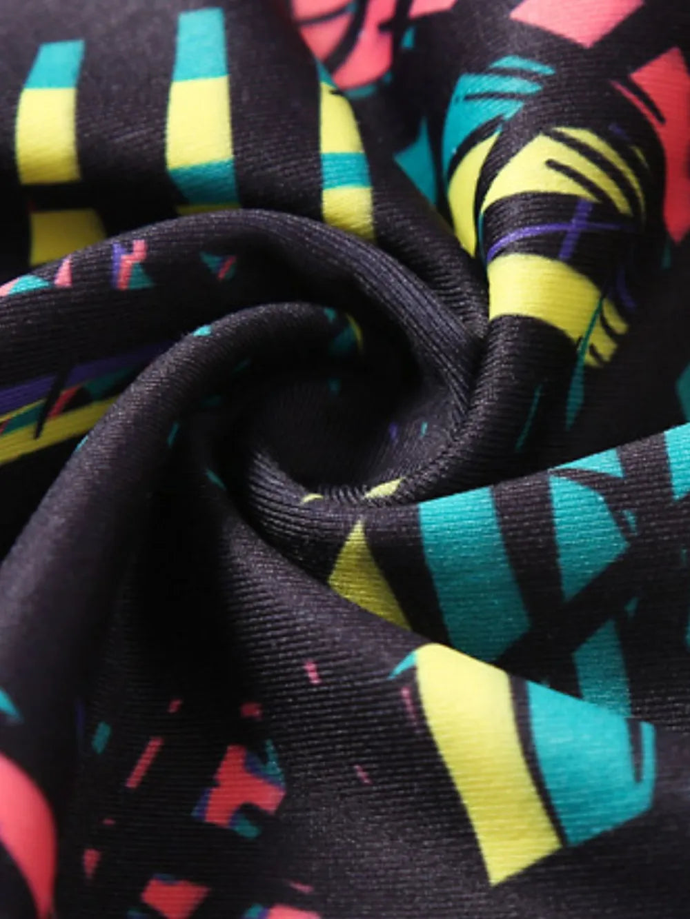 Printed Wide Waistband Active Leggings with Stirrups - Grace Beauty H&C 