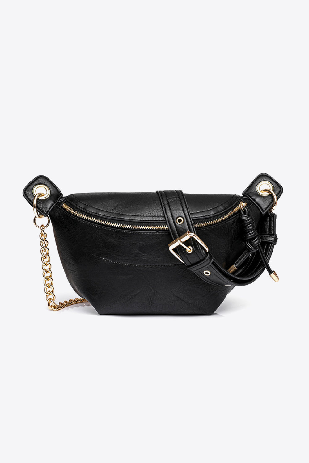 PU Leather Chain Strap Crossbody Bag - Grace Beauty H&C 