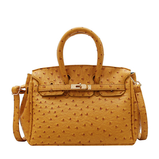 Ostrich pattern handbag - Grace Beauty H&C 