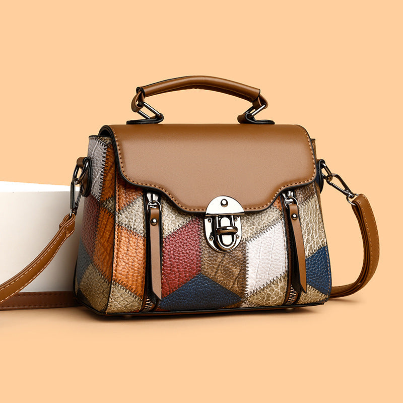 This is a new fashionable and high-end handbag for women with a high-quality texture. It is a versatile single-shoulder, large-capacity crossbody bag and a dual-purpose bag - Grace Beauty H&C 